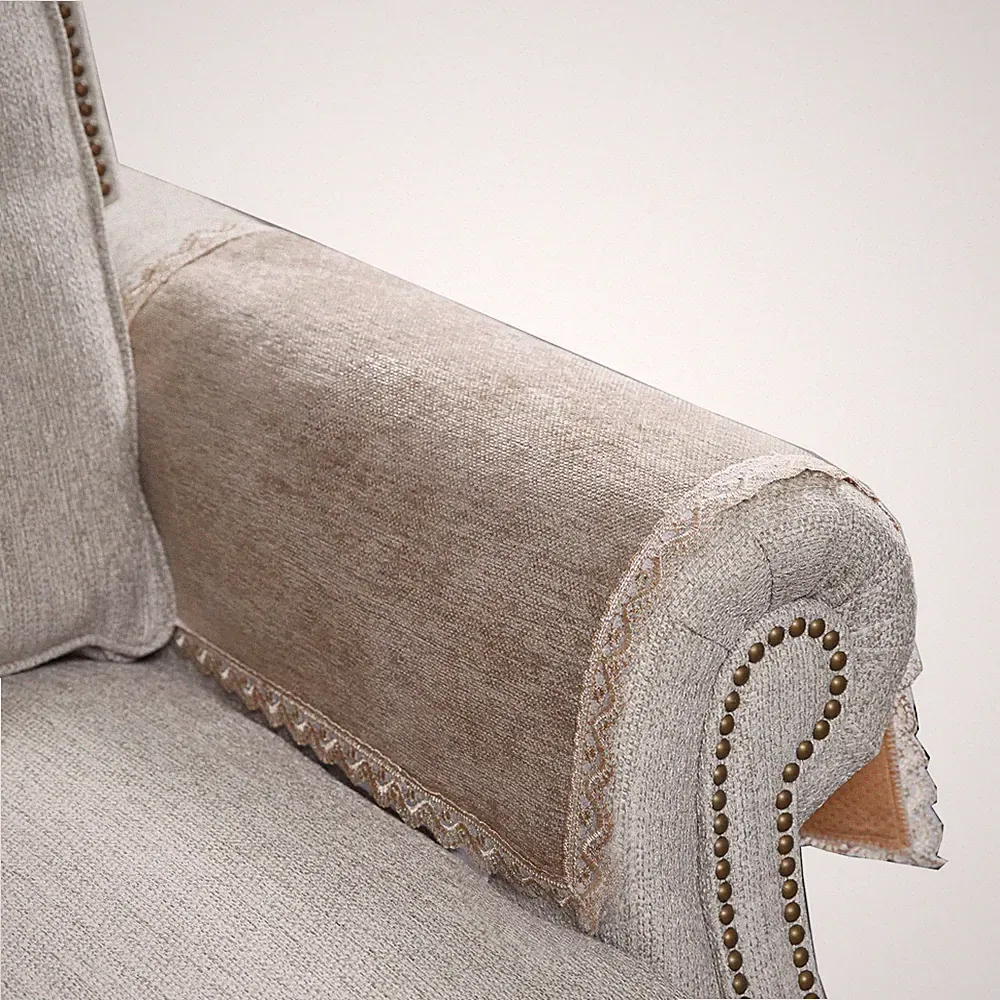 Couch arm Covers,Non-Slip lace Sofa arm Cover Set of 2 Washable Sofa armrests...