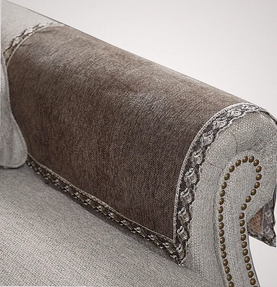 MINJIATEX Couch arm Covers,Non-Slip lace Sofa arm Covers Set of 2 Washable So...