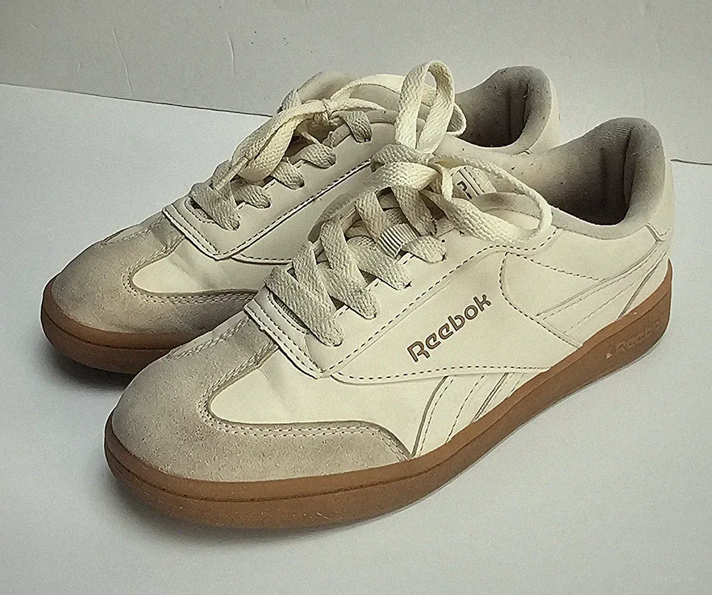 Reebok Forte Lounger White/Cream/Black Youth Size 3K