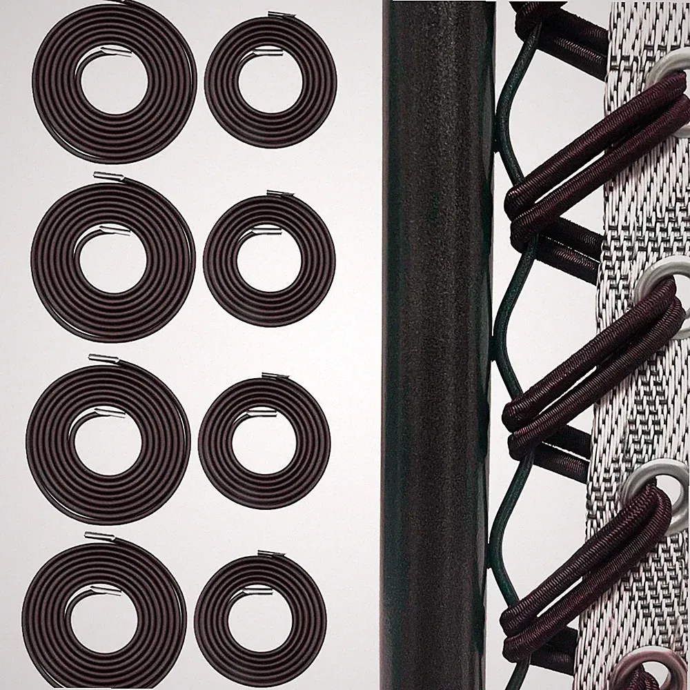 Zero Chair Cord, 8 Pcs Durable Bungee Elastic Laces Cords for Zero Chair Loun...
